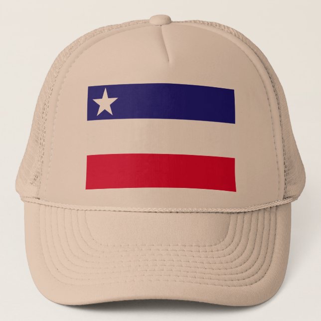 the Independant State Okinawa, Japan Trucker Hat (Front)