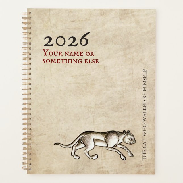 The Independent Cat's Planner (Front)