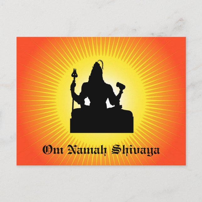 The Indian God Shiva - Postcard (Front)