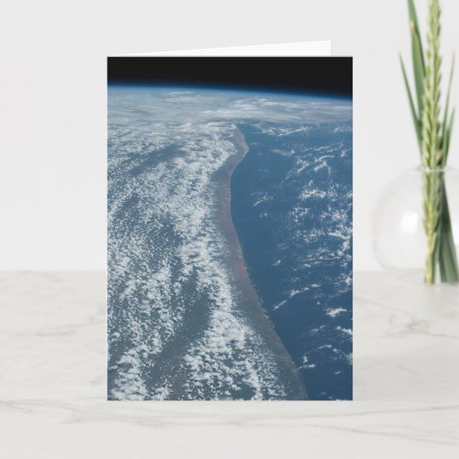 The Indian Ocean Coastline Of Kenya And Somalia. Card (Front)