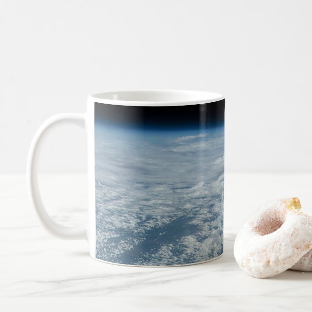 The Indian Ocean Coastline Of Kenya And Somalia. Coffee Mug (With Donut)