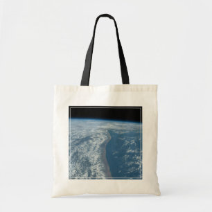 The Indian Ocean Coastline Of Kenya And Somalia. Tote Bag