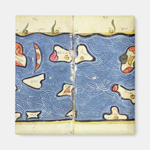 The Indian Ocean, from an atlas Magnet