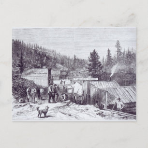 The Indian War, Deadwood City Postcard