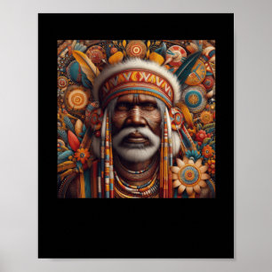 The Indigenous Australian Aboriginal Sticker Poster