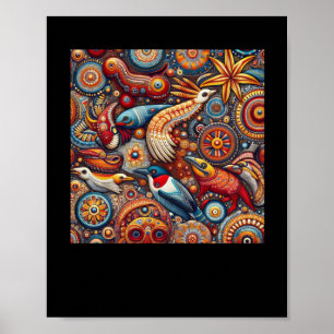 The Indigenous Of Australia Aboriginal Culture Art Poster