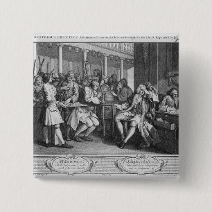 The Industrious 'Prentice Alderman of London 15 Cm Square Badge