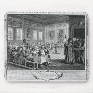 The Industrious 'Prentice Grown Rich Mouse Mat