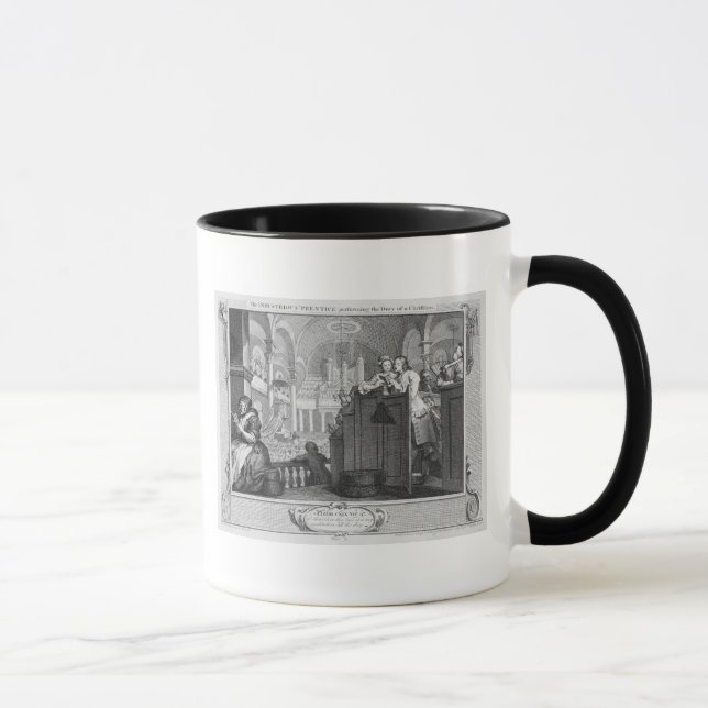 The Industrious 'Prentice Performing Mug (Right)