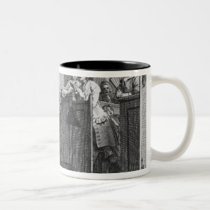 The Industrious 'Prentice Performing Two-Tone Coffee Mug