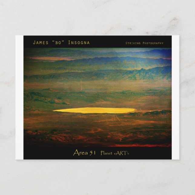 the Infamous Area 51 Postcard (Front)