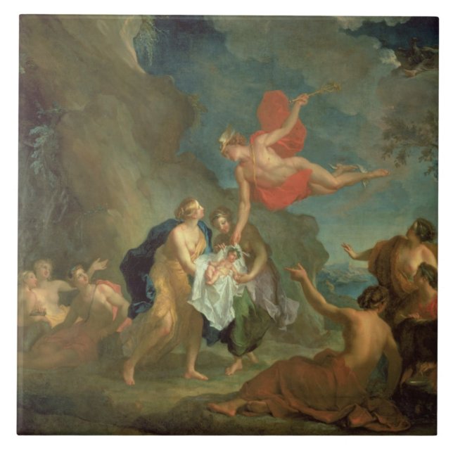 The Infant Bacchus Delivered by Mercury to the Nym Tile (Front)