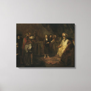 The Infant Christ in the Temple Canvas Print