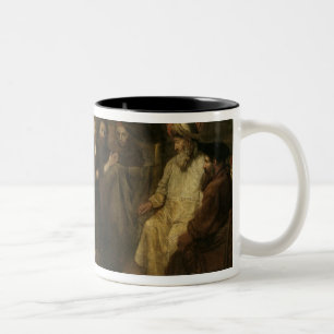The Infant Christ in the Temple Two-Tone Coffee Mug