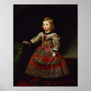 The Infanta Maria Margarita  of Austria Poster