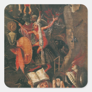 The Inferno Square Sticker