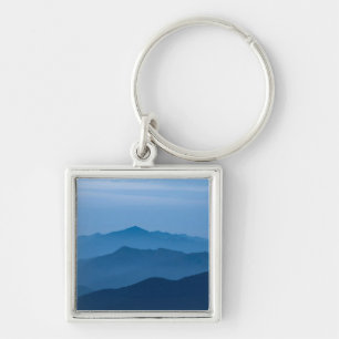 The Infinite Echo of Cerulean Ridges: A Minimalist Key Ring