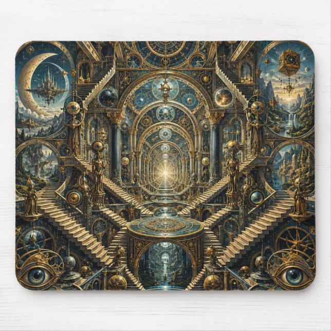 The Infinite Palace – Impossible Architecture Mouse Mat (Front)