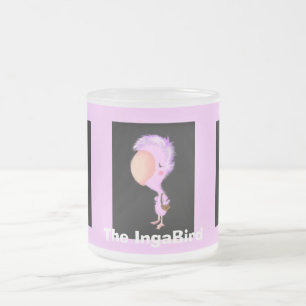 The IngaBird Frosted Glass Coffee Mug