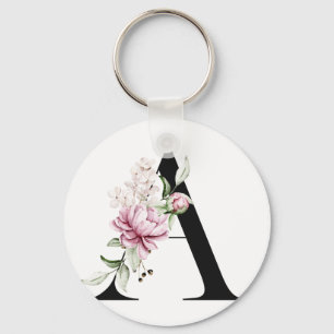 The Initial A Bridesmaid Keychain
