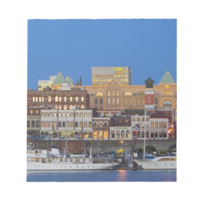 The inner harbour at Victoria British Columbia Notepad (Front)