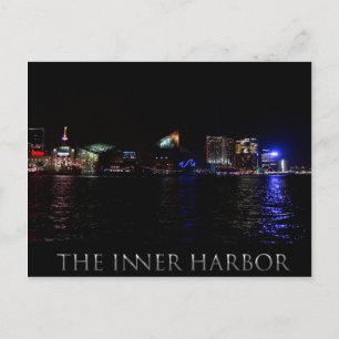 The Inner Harbour in Baltimore Postcard