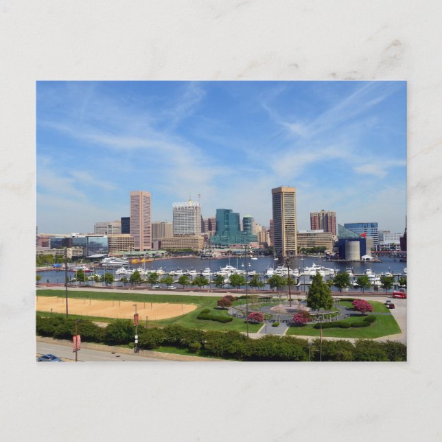 The Inner Harbour of Baltimore Postcard (Front)