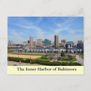 The Inner Harbour of Baltimore Postcard