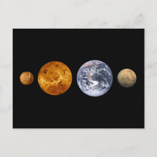 The Inner Planets Postcard
