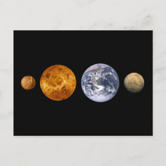 The Inner Planets Postcard