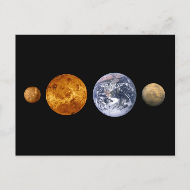 The Inner Planets Postcard (Front)