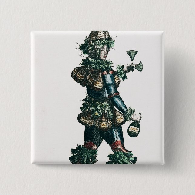 The Innkeeper, allegorical costume design 15 Cm Square Badge (Front)