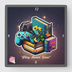 "The Innovative Learner" Square Wall Clock