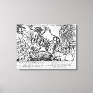 The insatiable animal of the National Assembly Canvas Print