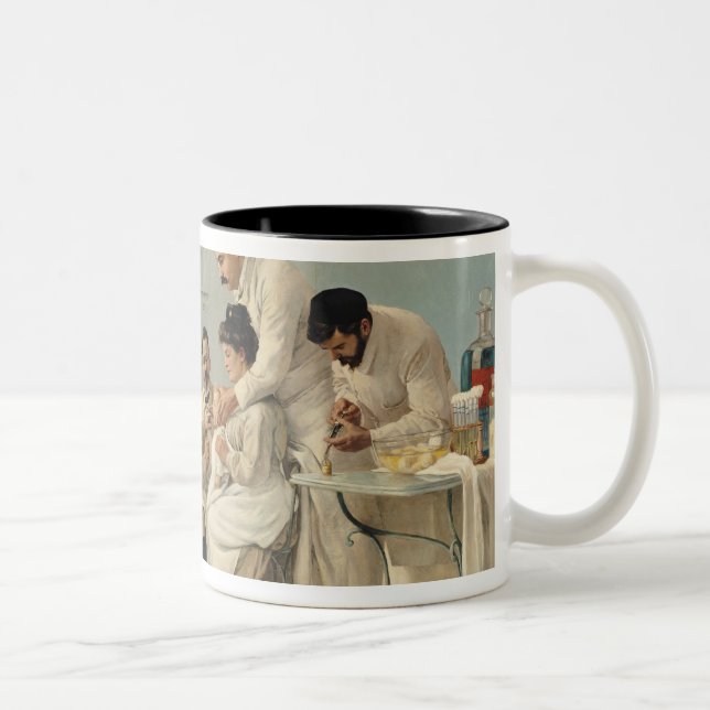 The Insertion of a Tube Two-Tone Coffee Mug (Right)