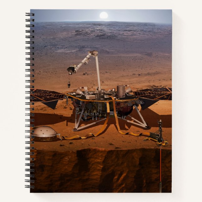 The Insight Lander Notebook (Front)