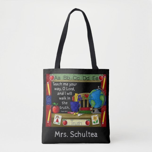 The Inspired Teacher Personalised Tote Bag (Front)