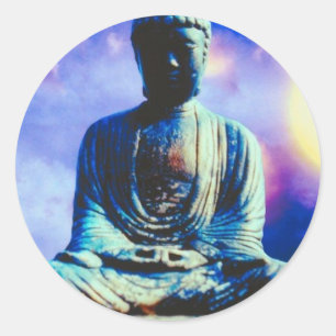 The Inspiring Buddha Classic Round Sticker