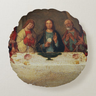 The Institution of the Eucharist, c.1490 Round Cushion