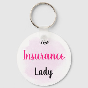 The Insurance Lady - Insurance Marketing Gift Key Ring