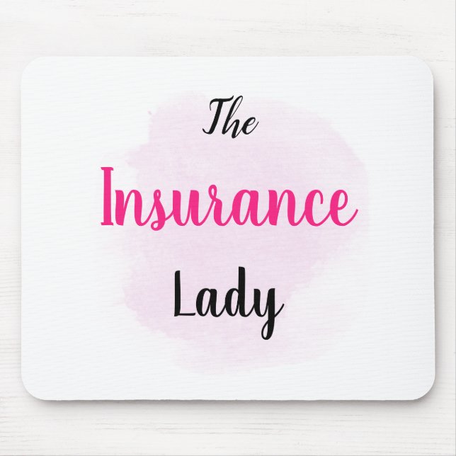 The Insurance Lady - Insurance Marketing Gift Mouse Mat (Front)