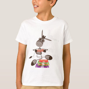 The Intellectual Donkey reading T-Shirt