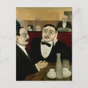 The Intellectuals at the Cafe Rotonde, 1916 Postcard