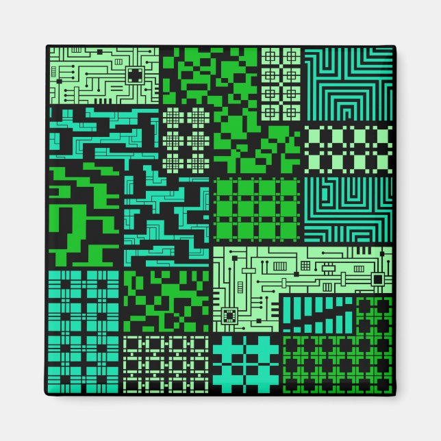 "The Intelligence" Square Magnet (Front)