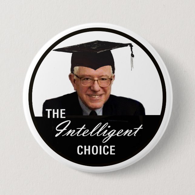 The Intelligent Choice 7.5 Cm Round Badge (Front)