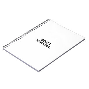 The Internal Ledger Don't Reach Out Professional Notebook