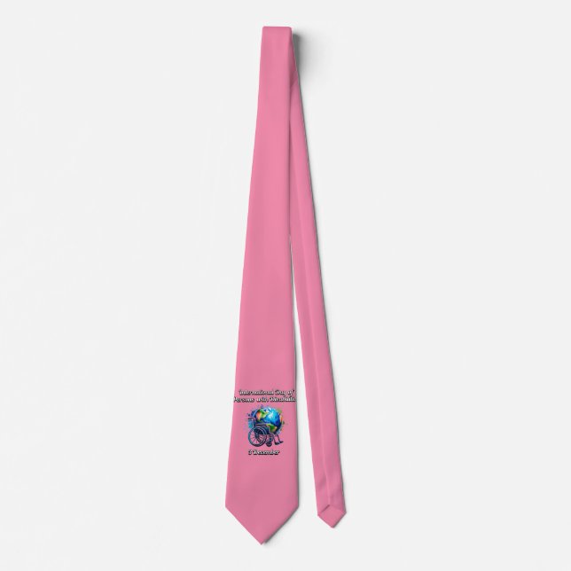 The International Day of Persons with Disabilities Tie (Front)