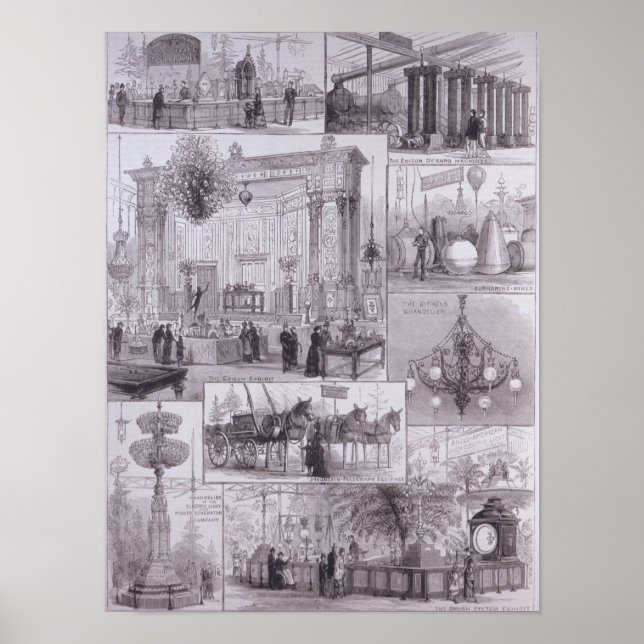 The International Electric Exhibition Poster (Front)