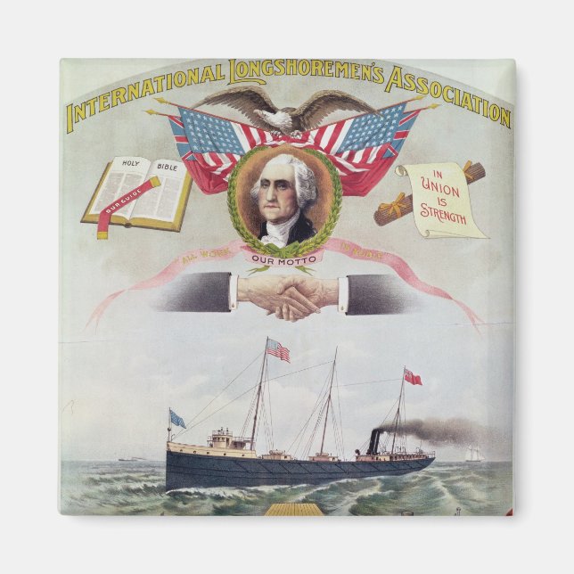 The International Longshoremen's Association Magnet (Front)