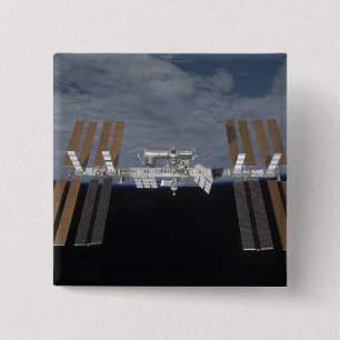 The International Space Station 11 15 Cm Square Badge